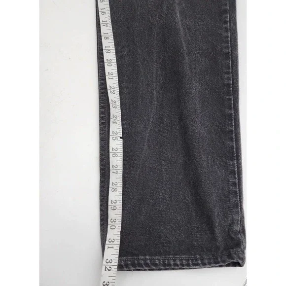 Levi's Men's 550 90s Relaxed Fit Black 00550-0260 38x32 Vintage Red Tag
